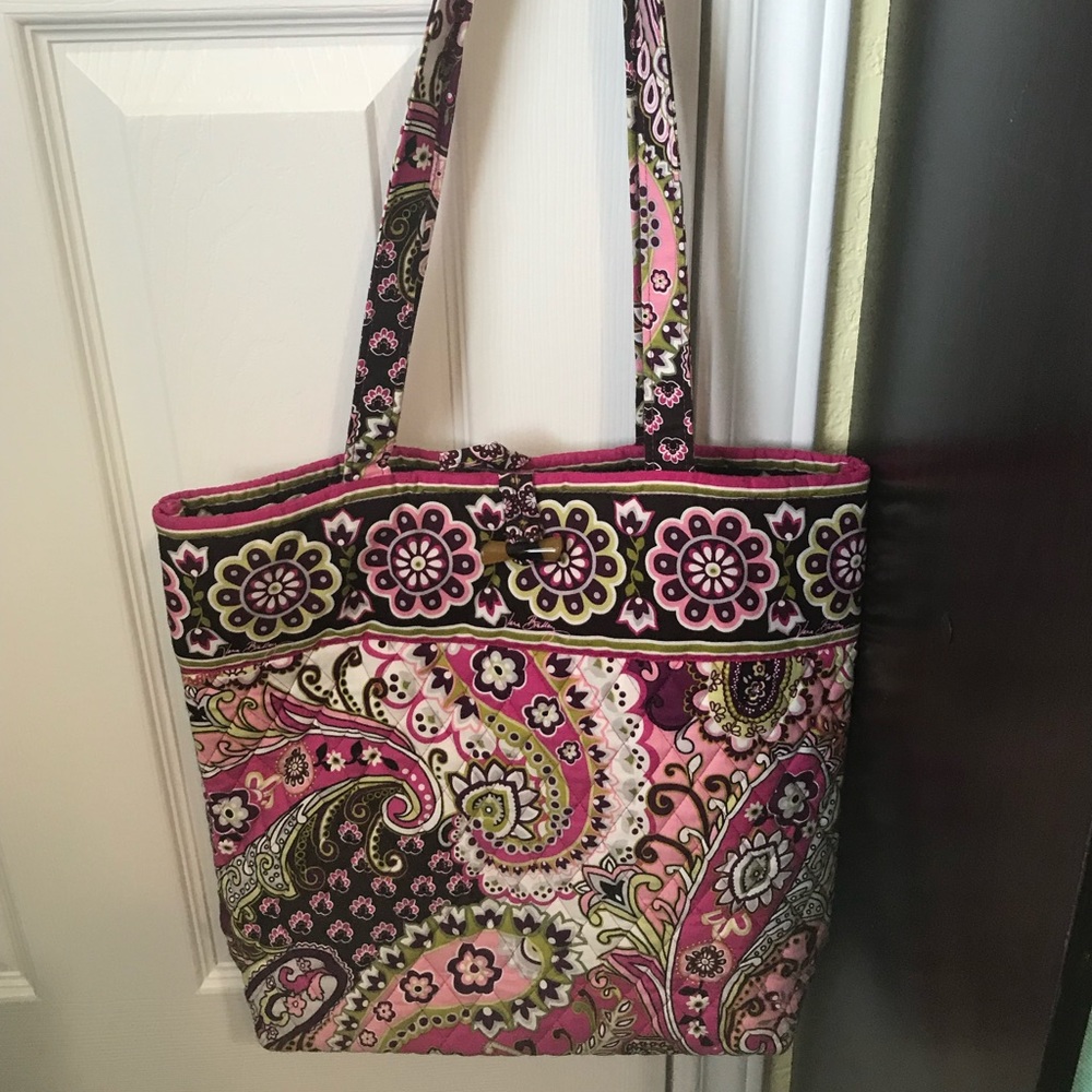 Vera Bradley Very Berry Paisley Tote